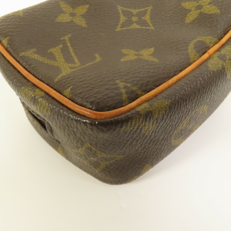 LOUIS VUITTON Monogram Trousse Wapity Pouch金扣手拿包-10