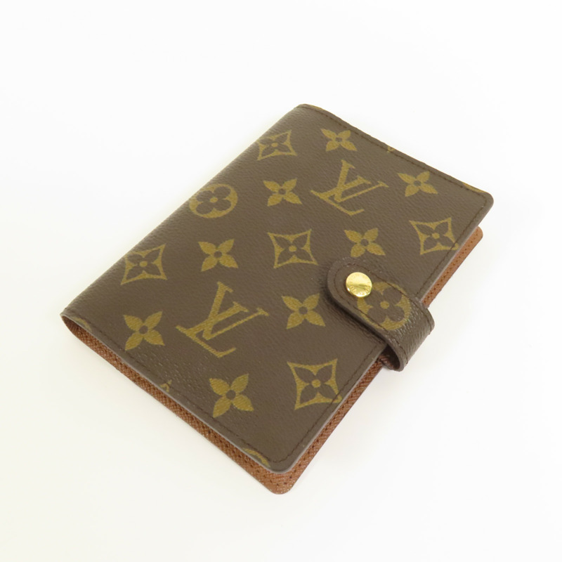 LOUIS VUITTON Monogram Agenda Cover金扣記事本封套-4