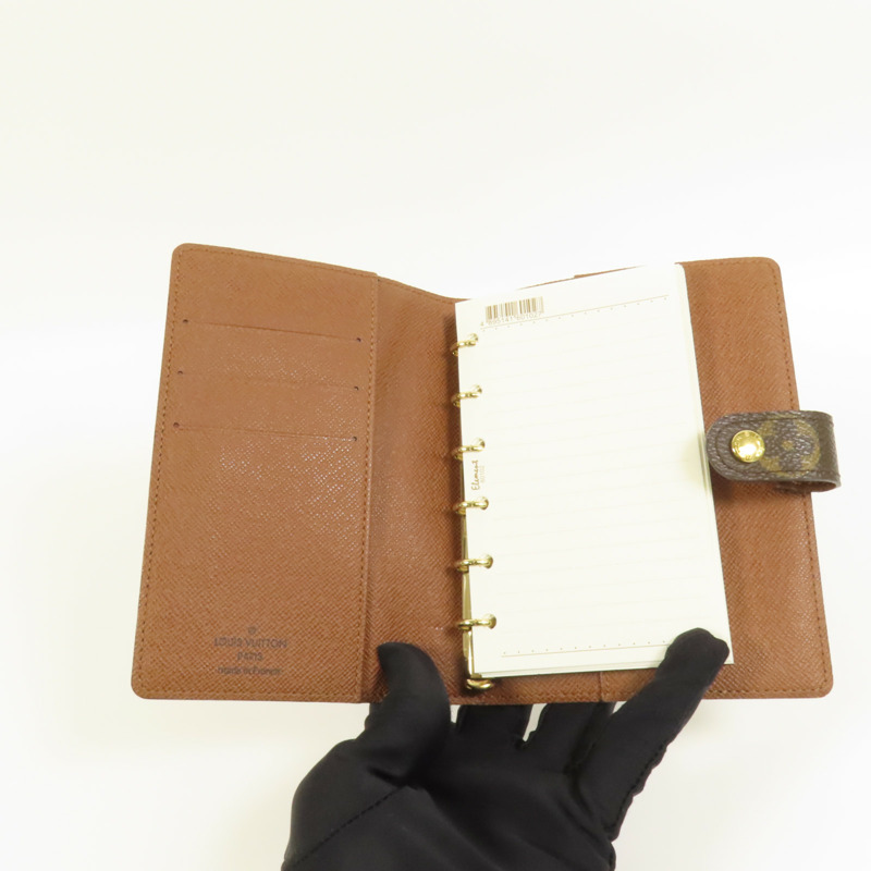 LOUIS VUITTON Monogram Agenda Cover金扣記事本封套-7