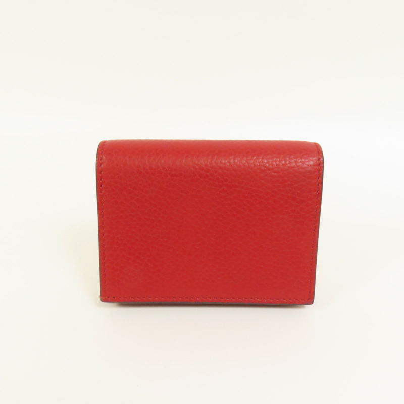 GUCCI 牛皮皮革Small Wallet金扣錢包-1