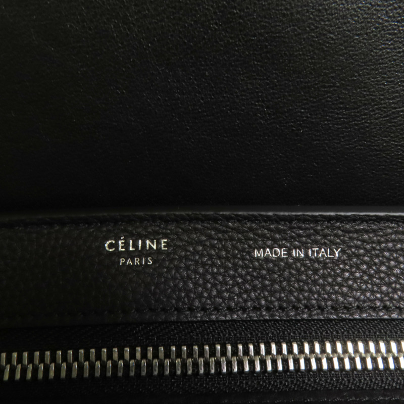 CELINE 牛皮皮革Trapeze銀扣手挽肩背兩用袋-8