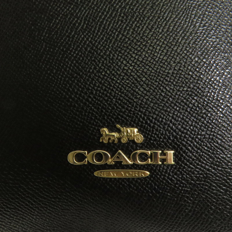 COACH 牛皮皮革Backpack金扣背包-8