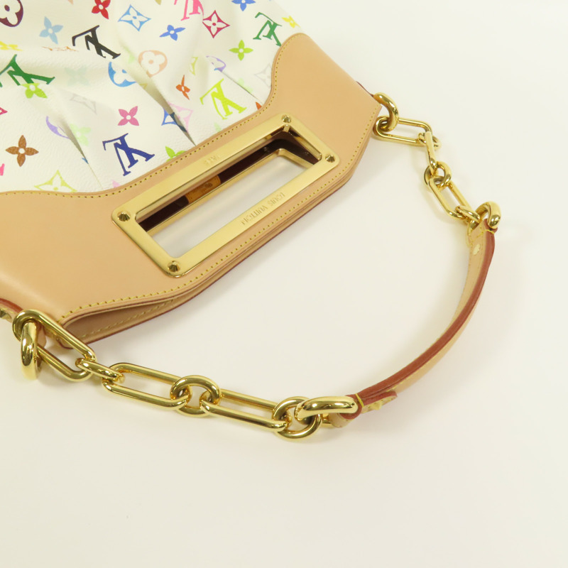 LOUIS VUITTON Monogram Multicolore Judy PM 2 way Shoulder Bag金扣手挽肩背兩用袋-5
