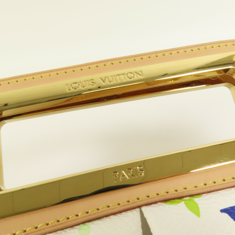 LOUIS VUITTON Monogram Multicolore Judy PM 2 way Shoulder Bag金扣手挽肩背兩用袋-6