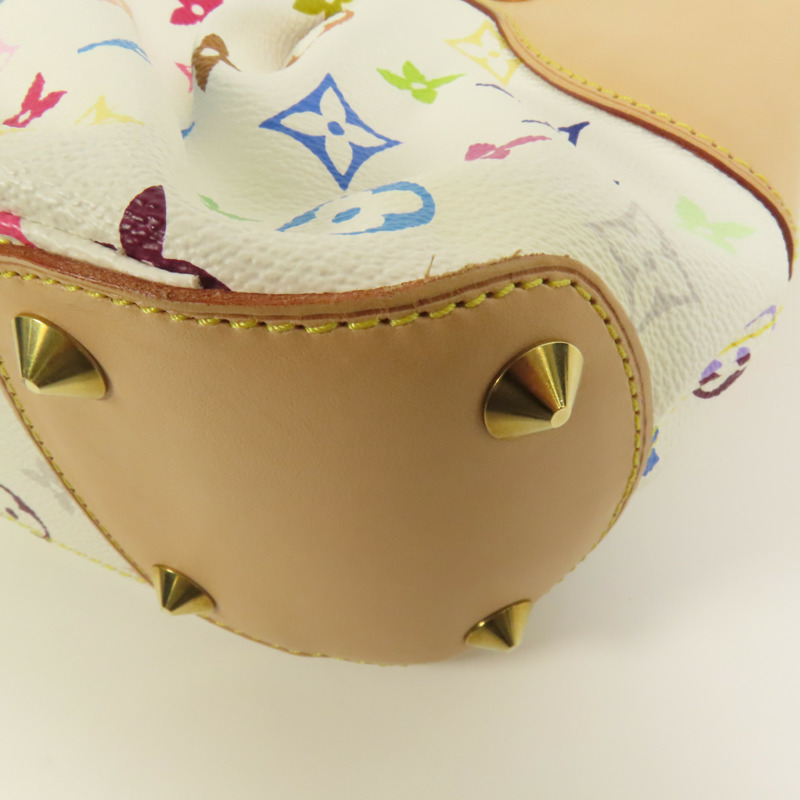 LOUIS VUITTON Monogram Multicolore Judy PM 2 way Shoulder Bag金扣手挽肩背兩用袋-11