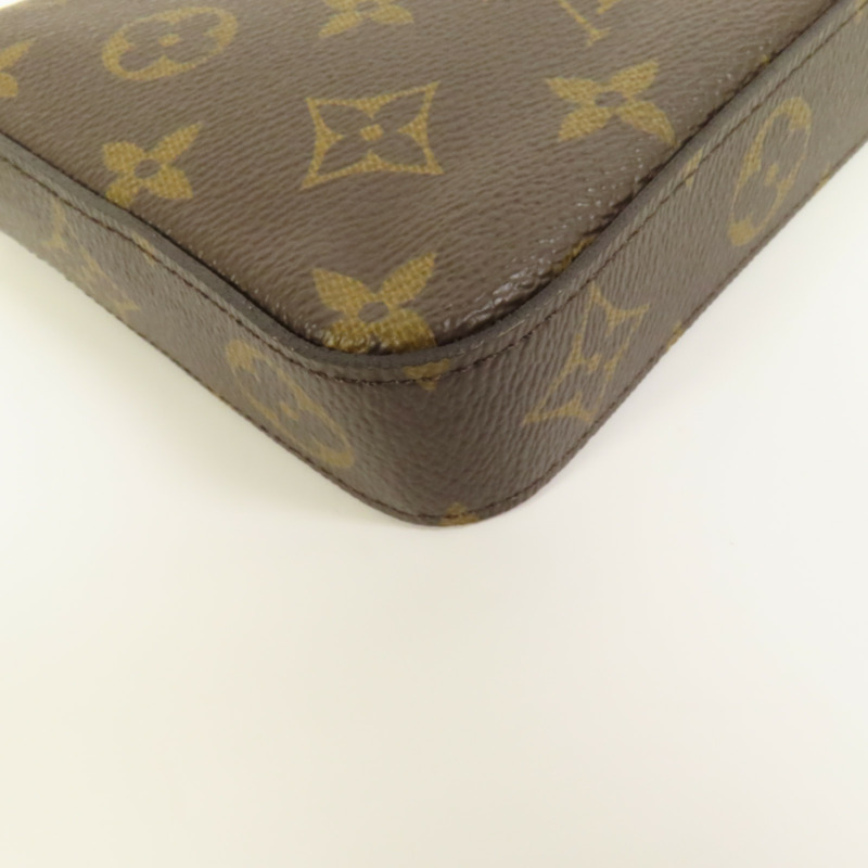 LOUIS VUITTON Monogram Pochette Felicie金扣鏈帶肩背袋-13