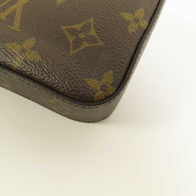 LOUIS VUITTON Monogram Pochette Felicie金扣鏈帶肩背袋-14