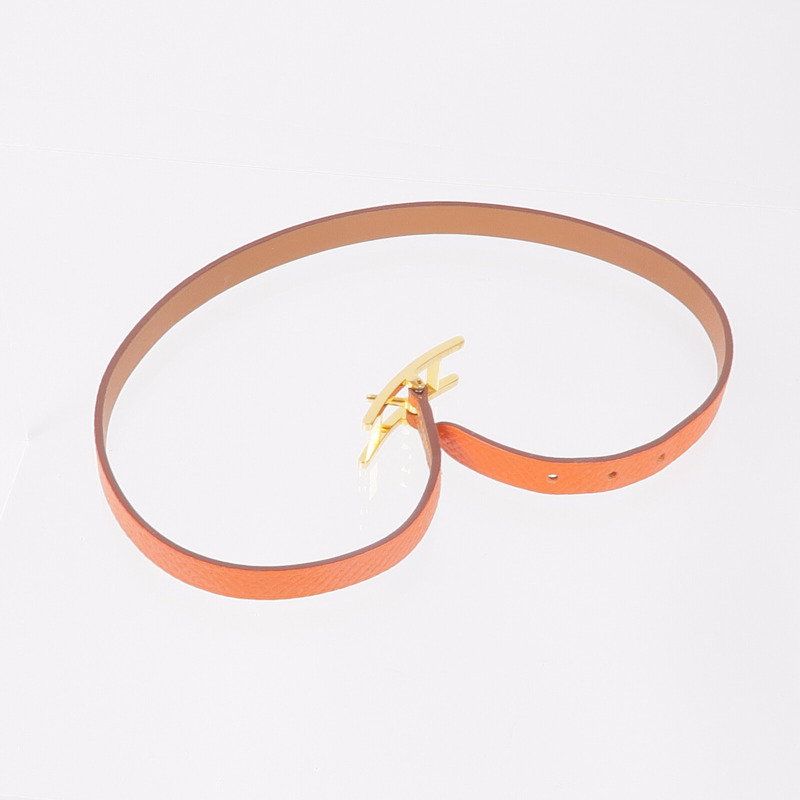 HERMES Epsom/Swift皮革Behapi Double Tour Bracelet金扣手帶-8