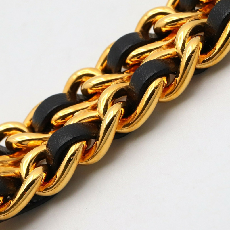 香奈兒 Premiere S 女士腕錶，鍍金，皮革錶帶，黑色，H0001-11