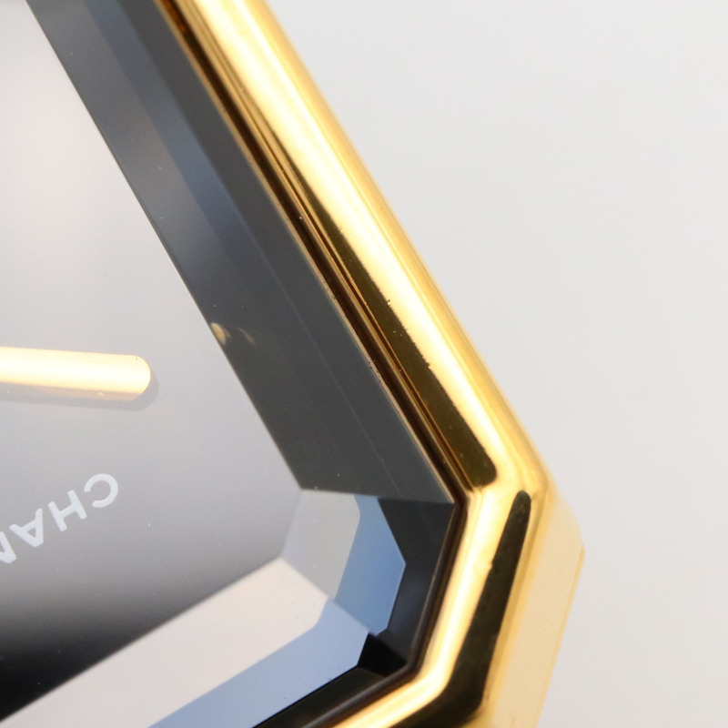 香奈兒 Premiere L 腕錶，鍍金，皮革錶帶，女士，黑色，H0001-9