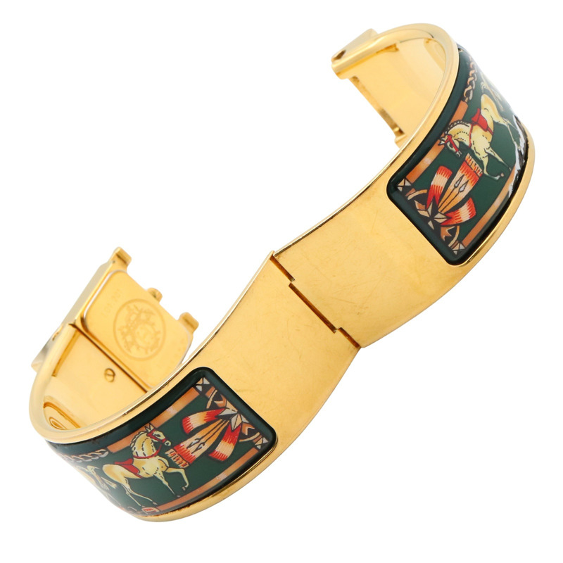 愛馬仕 LOQUE 女士腕錶，鍍金款，金色，LO1.201-4