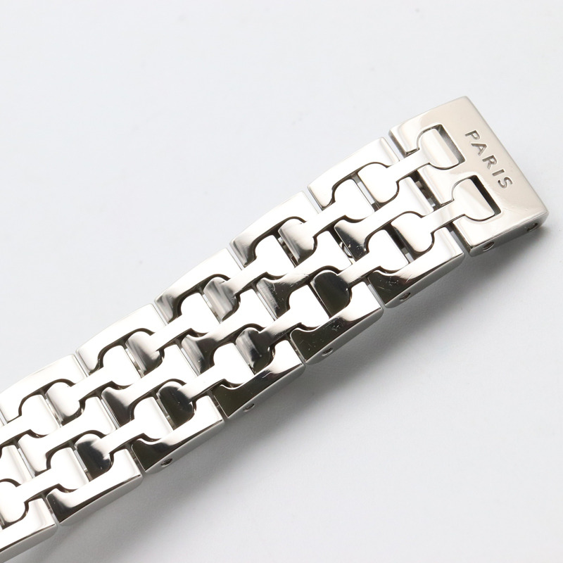 愛馬仕H系列腕錶，不鏽鋼材質，女士款，銀色，型號HH1.110-13