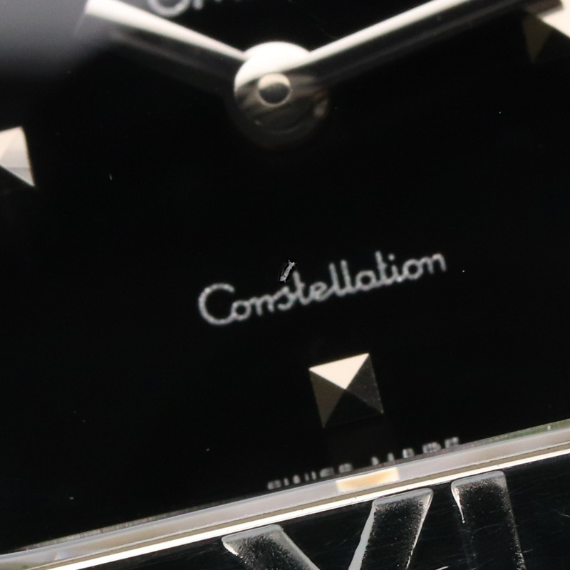 歐米茄星座系列 Cale Quadra 腕錶，不鏽鋼材質，女士款，黑色，1521.41-8