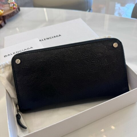 *SHIHNA名牌精品* Balenciaga 經典男款 小羊皮長夾