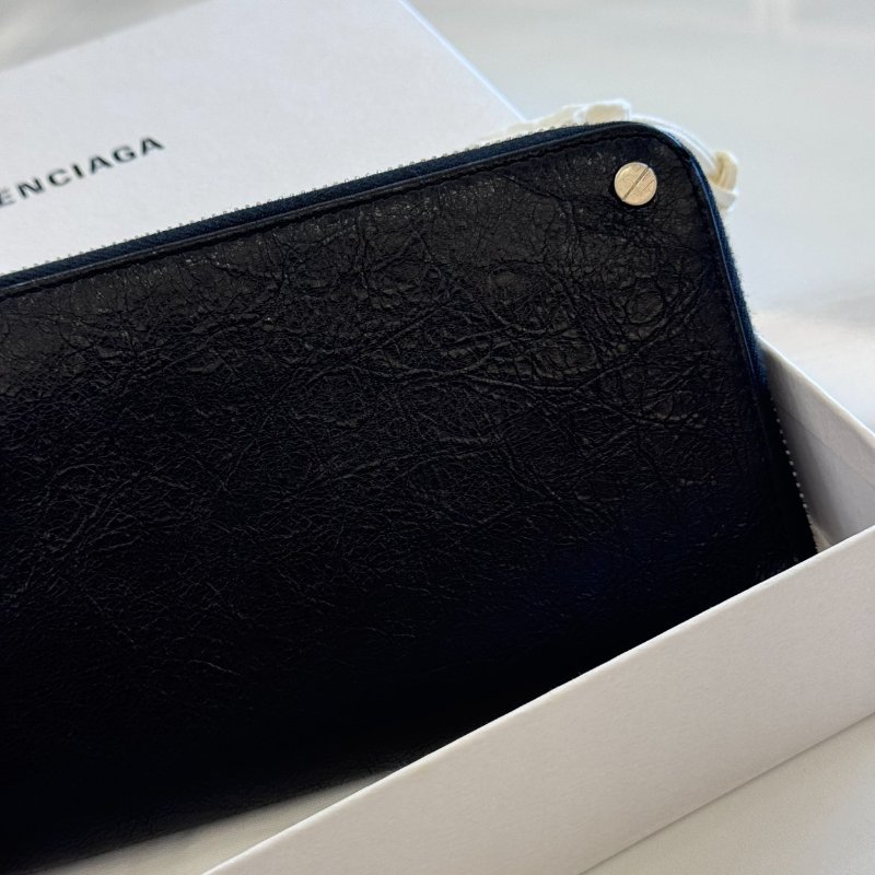 *SHIHNA名牌精品* Balenciaga 經典男款 牛皮長夾-2