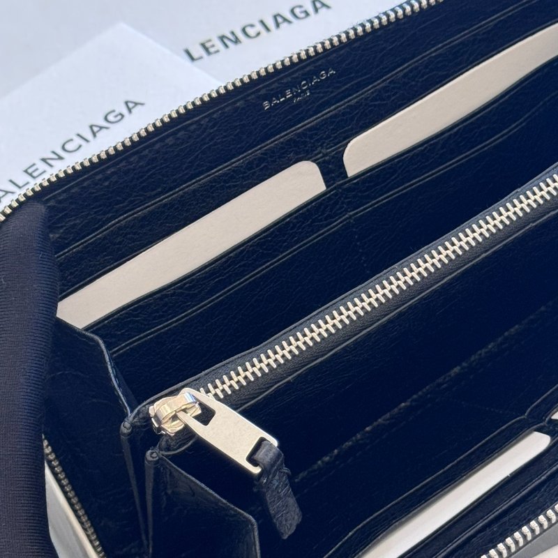 *SHIHNA名牌精品* Balenciaga 經典男款 牛皮長夾-5