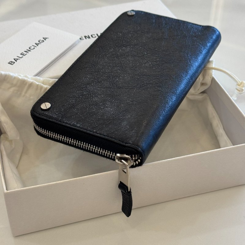 *SHIHNA名牌精品* Balenciaga 經典男款 牛皮長夾-6