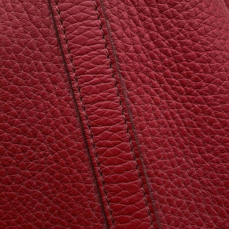 愛馬仕 Hermès Picotin Lock PM 手提包，Rouge Garance Taurillon Clemence 皮革，帶 R 標誌-8