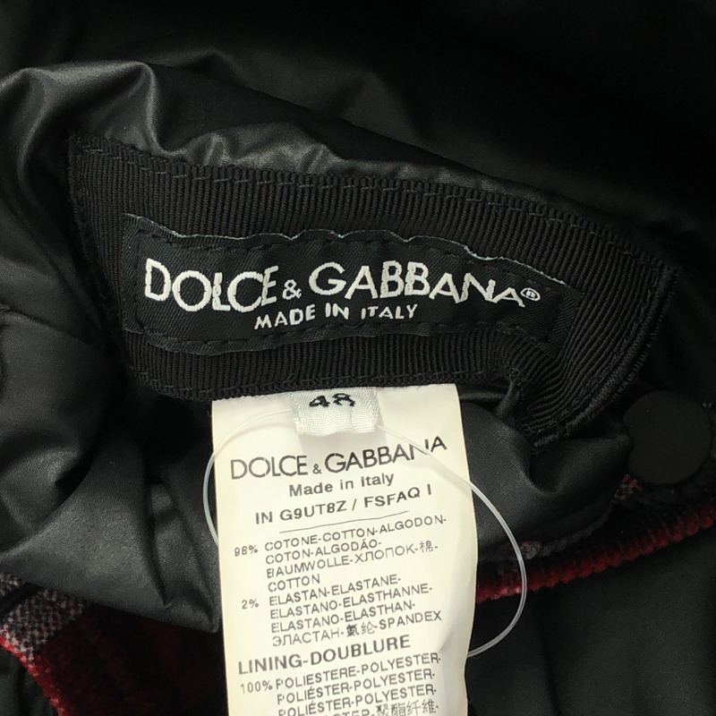 DOLCE & GABBANA 夾克衫 夾克衫棉質 多色 二手男裝-4