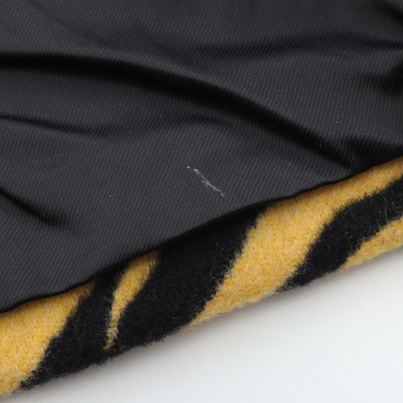 CELINE Tiger McCoat 其他羊毛大衣 黃色 黑色 二手 男款-4