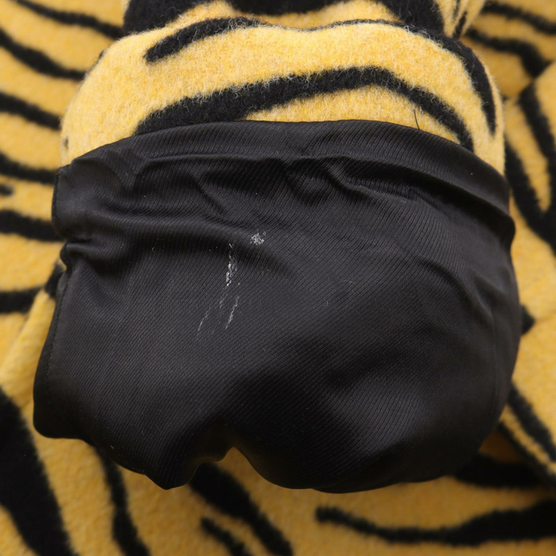 CELINE Tiger McCoat 其他羊毛大衣 黃色 黑色 二手 男款-5