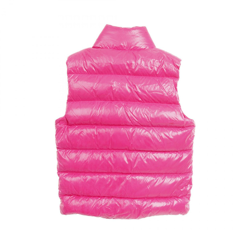 MONCLER 男士粉紅尼龍羽絨背心（二手）-1