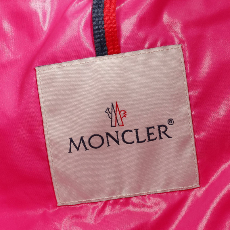 MONCLER 男士粉紅尼龍羽絨背心（二手）-2
