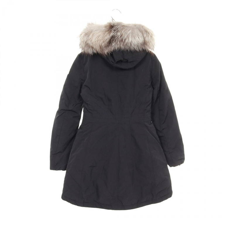 MONCLER MONTICOLE 黑色聚酯羽絨服，二手女款-1