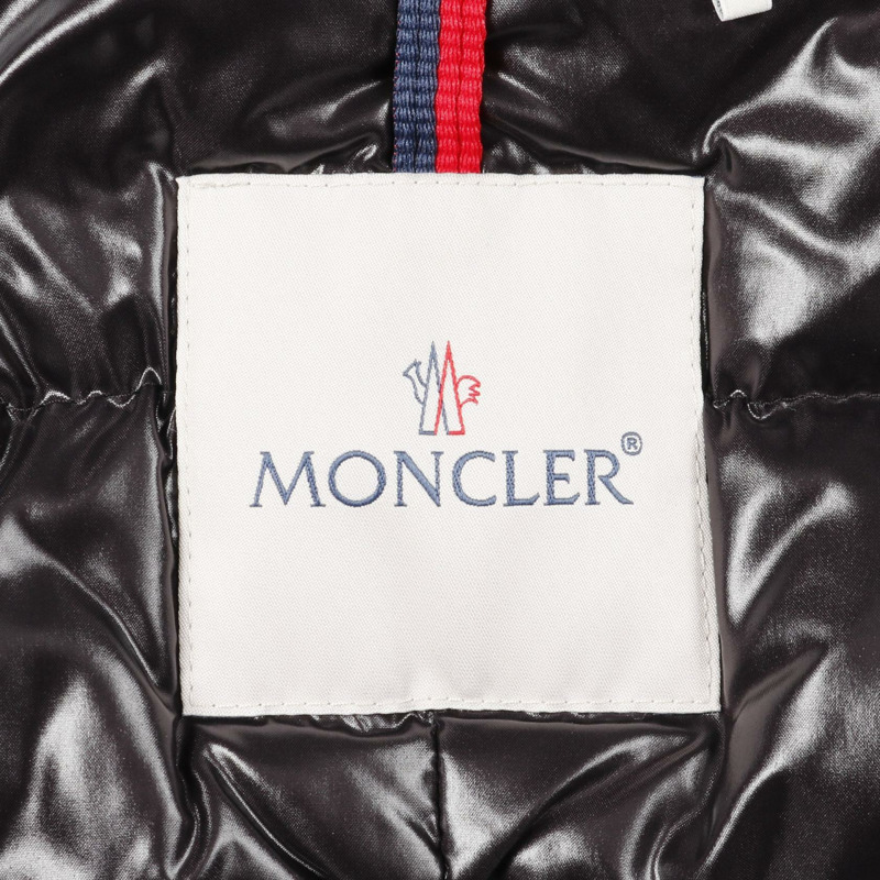 MONCLER MONTICOLE 黑色聚酯羽絨服，二手女款-2