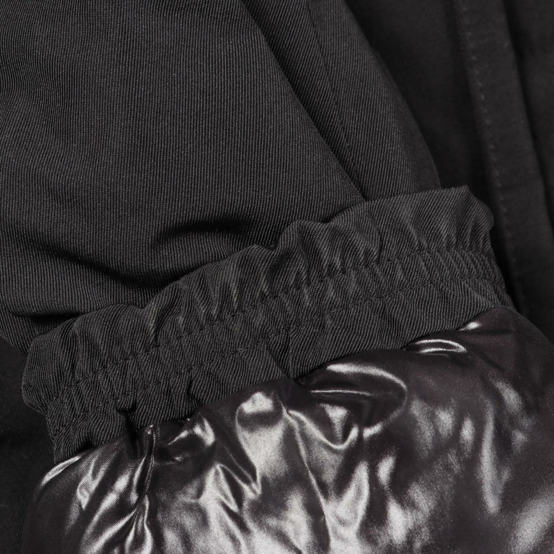 MONCLER MONTICOLE 黑色聚酯羽絨服，二手女款-7