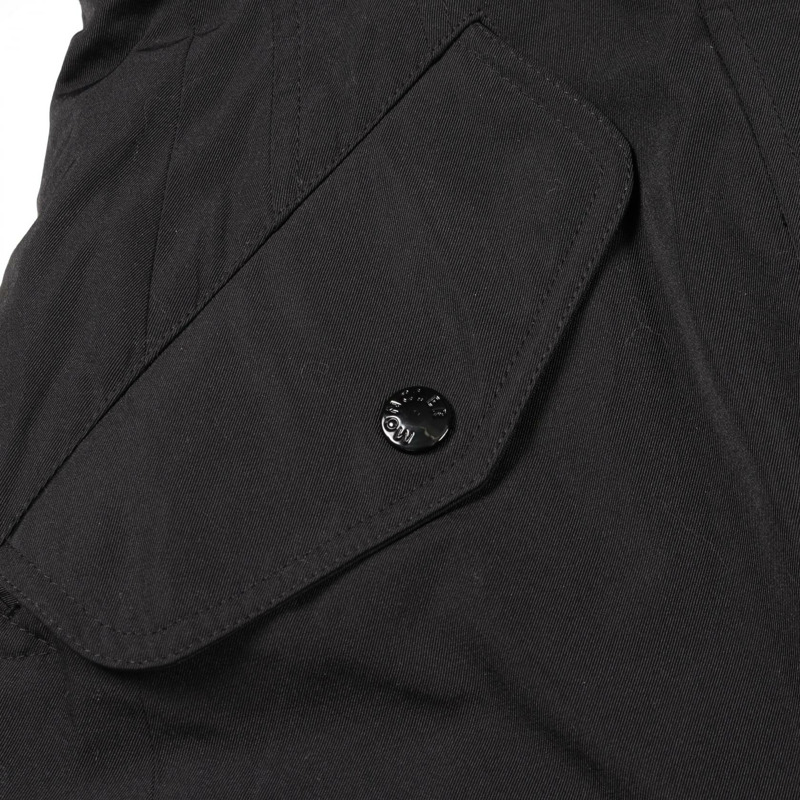 MONCLER MONTICOLE 黑色聚酯羽絨服，二手女款-8