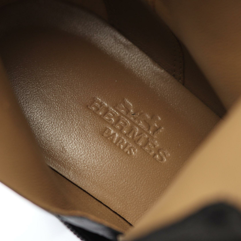 愛馬仕 Saint Germain 黑色真皮短靴，二手女款 #35-4