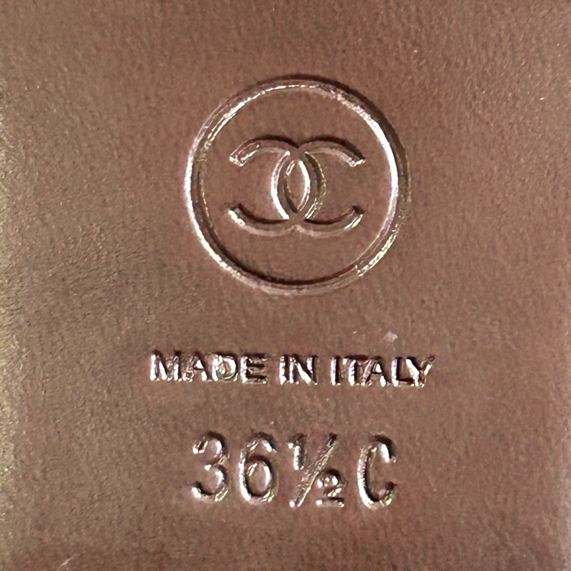 Chanel香奈兒黑色鏈條短靴 尺碼36.5 整體成色不錯下地次數不多-6