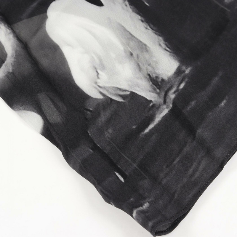 Salvatore Ferragamo 絲綢半身裙套裝，黑白灰三色，二手女裝 #40-8