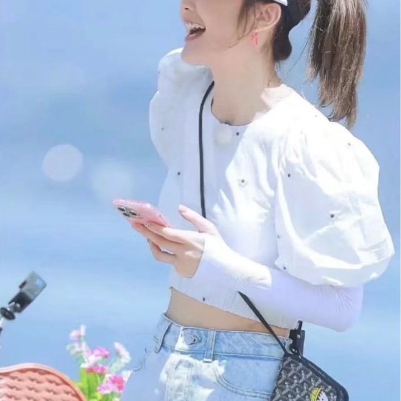 全新GOYARD Plumet黑色帆布信封包郵差包斜背包-17