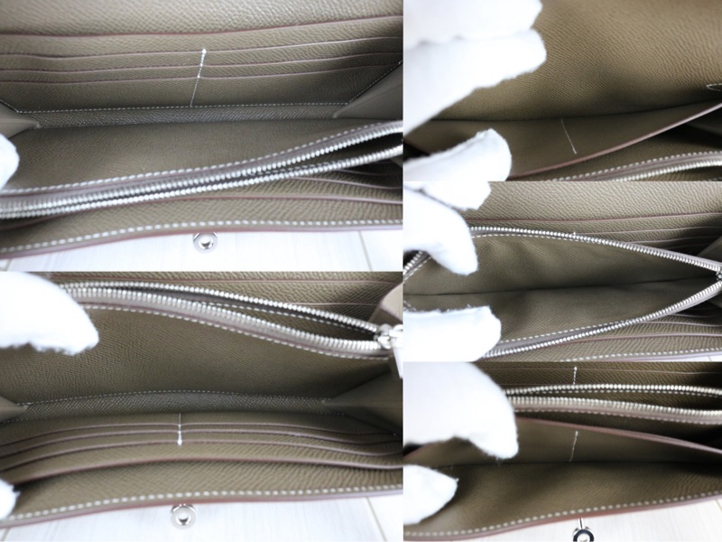 Hermes Kelly 大象灰長夾-9