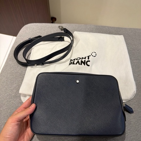 萬寶龍Montblanc匠心皮革小型斜背包 二手