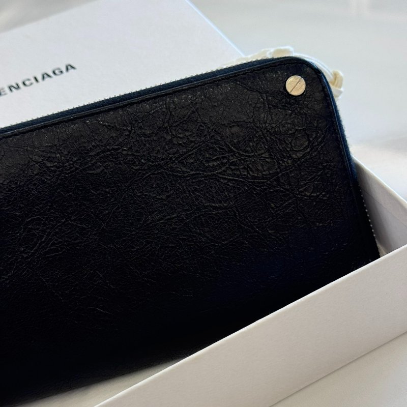 *SHIHNA名牌精品*BALENCIAGA 經典男款 牛皮長夾-2