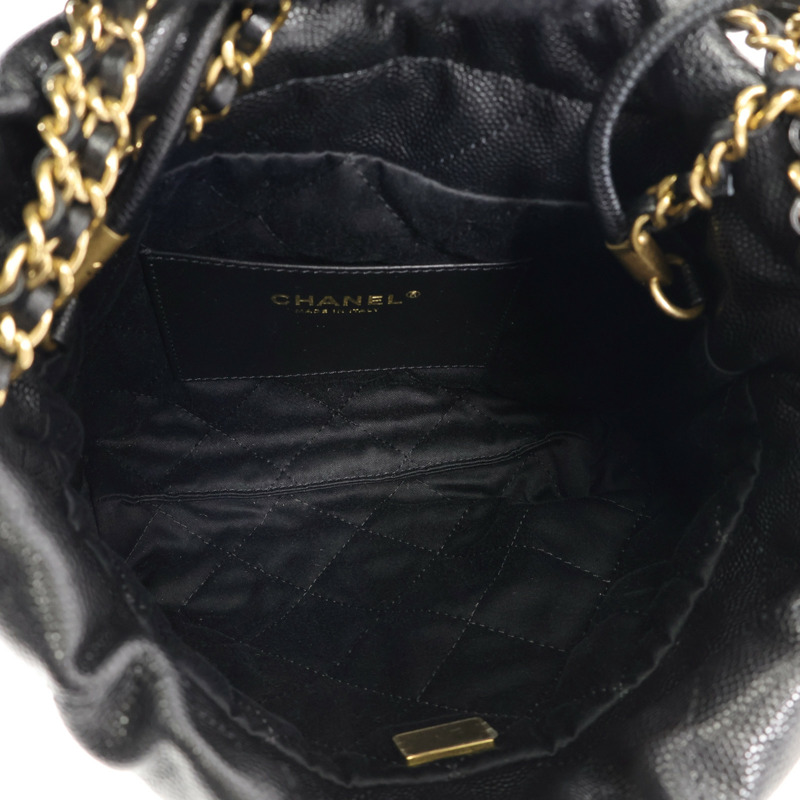 CHANEL 牛皮皮革Chanel 22 Mini鏈帶肩背袋-4