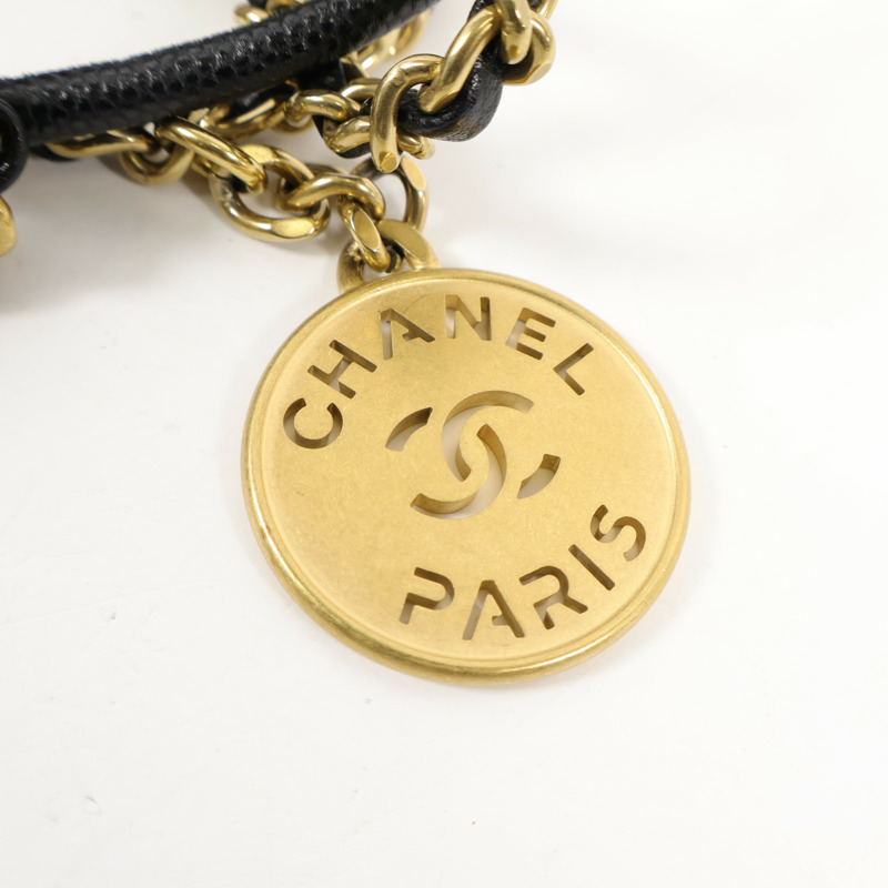 CHANEL 牛皮皮革Chanel 22 Mini鏈帶肩背袋-8