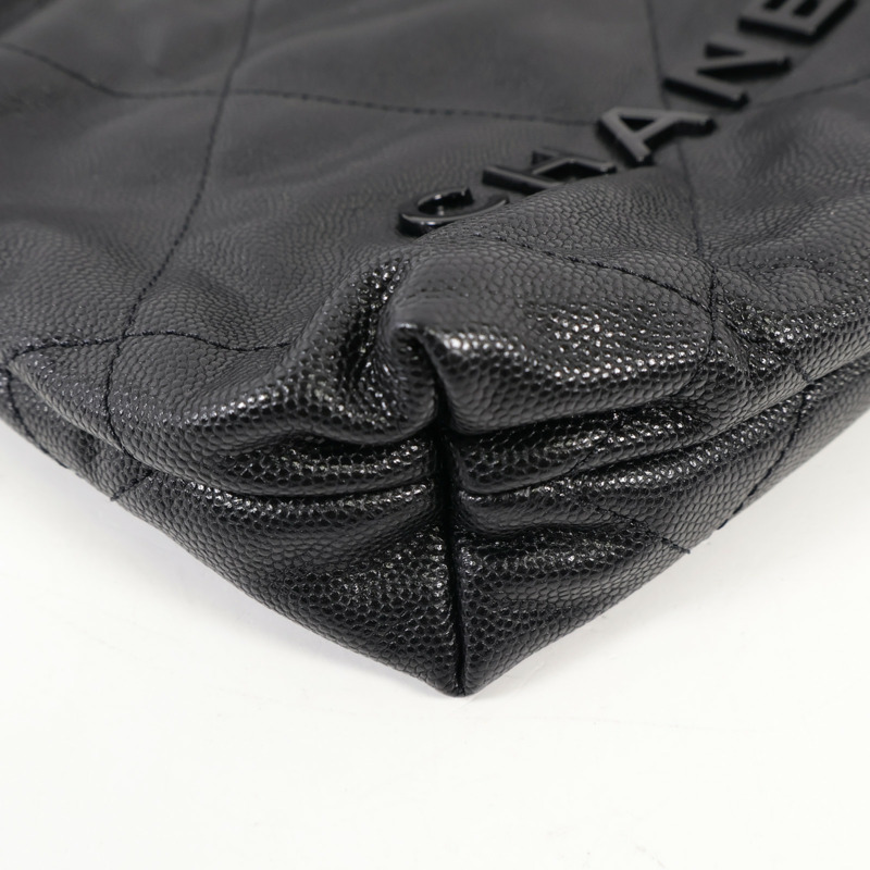 CHANEL 牛皮皮革Chanel 22 Mini鏈帶肩背袋-10