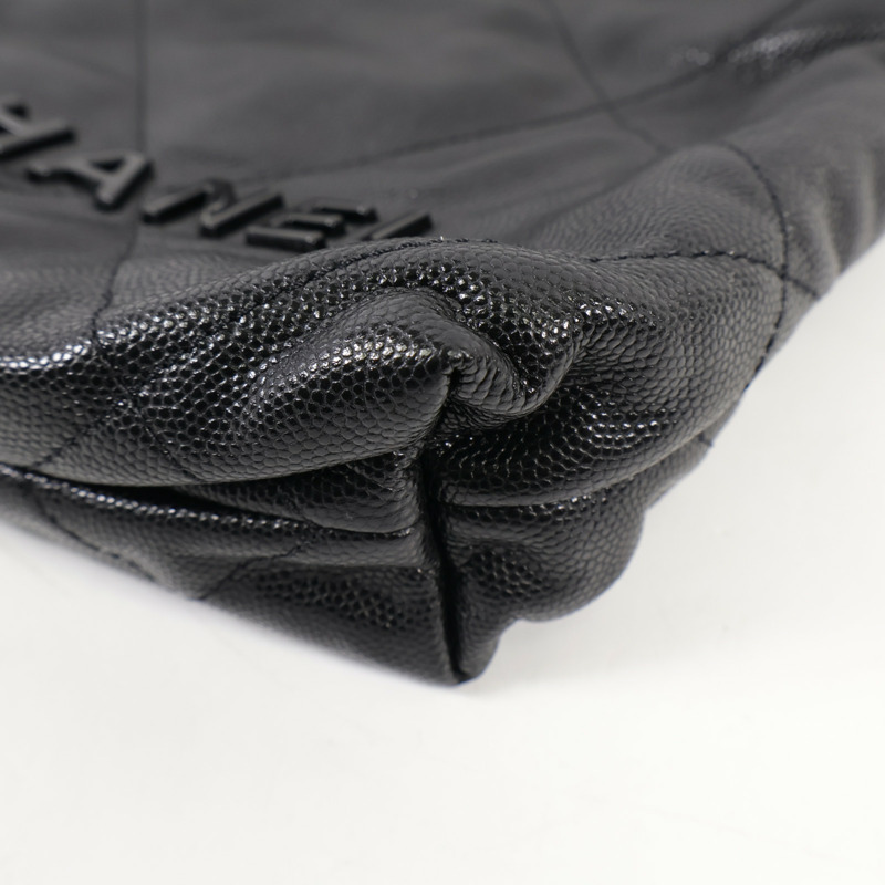 CHANEL 牛皮皮革Chanel 22 Mini鏈帶肩背袋-11