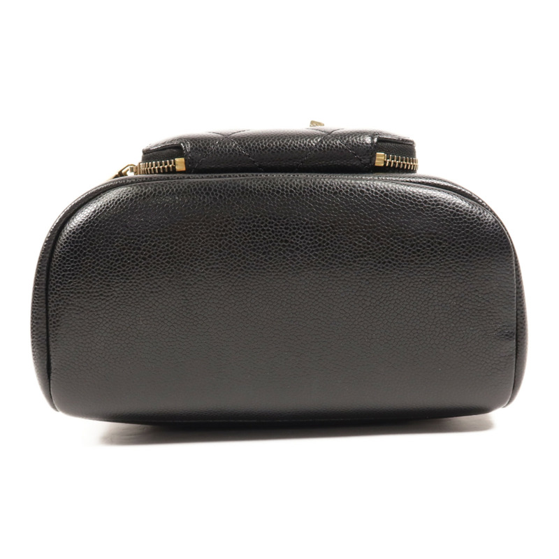 CHANEL 牛皮皮革Bucket Bag金扣肩背袋-3