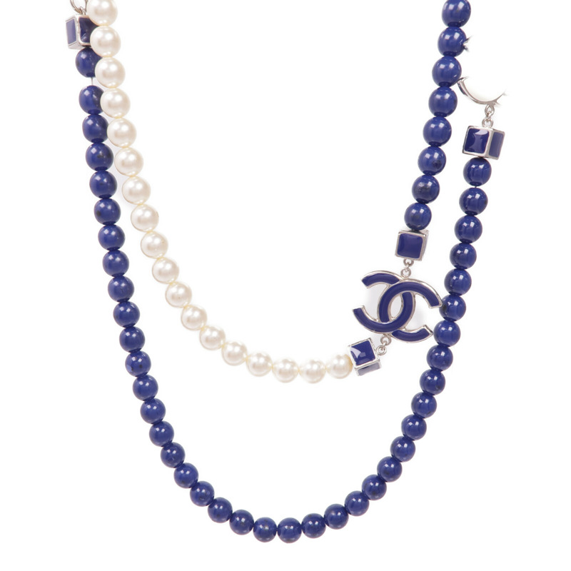 CHANEL PVC/金屬Necklace項鍊-1