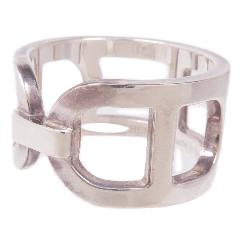 HERMES 925純銀Ever Chaine d'ancre Ring戒指Hermes#52/US#6-2