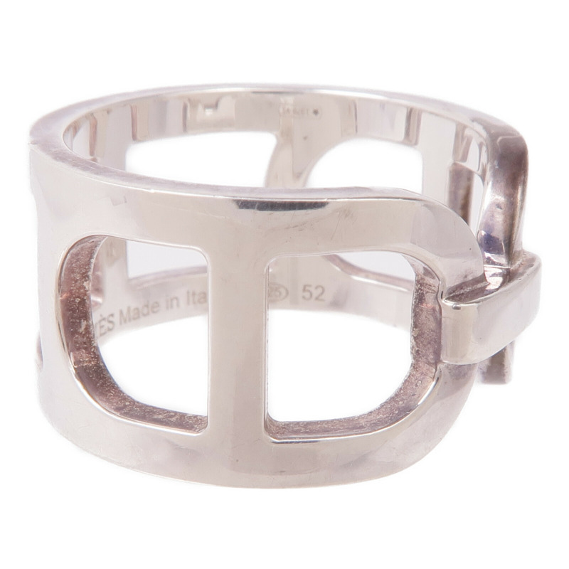 HERMES 925純銀Ever Chaine d'ancre Ring戒指Hermes#52/US#6-3
