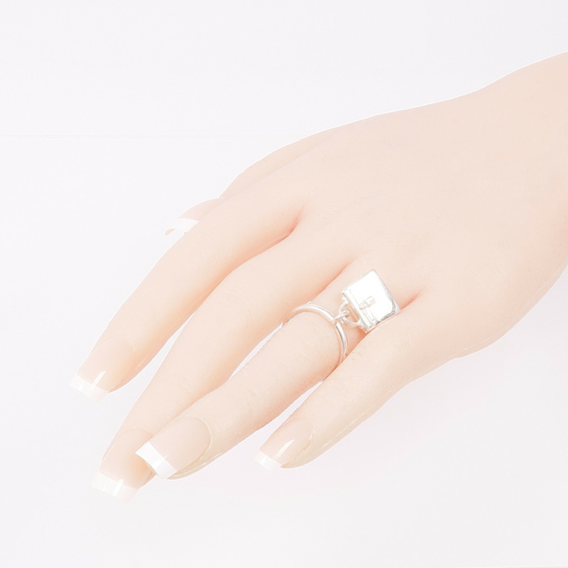 HERMES 925純銀Amulettes Kelly Ring戒指Hermes#52/US#6-6