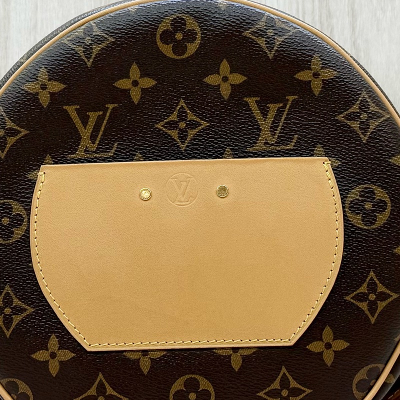 LV原花Boite Chapeau Souple 吊牌軟圓餅MM斜背包M45647-14