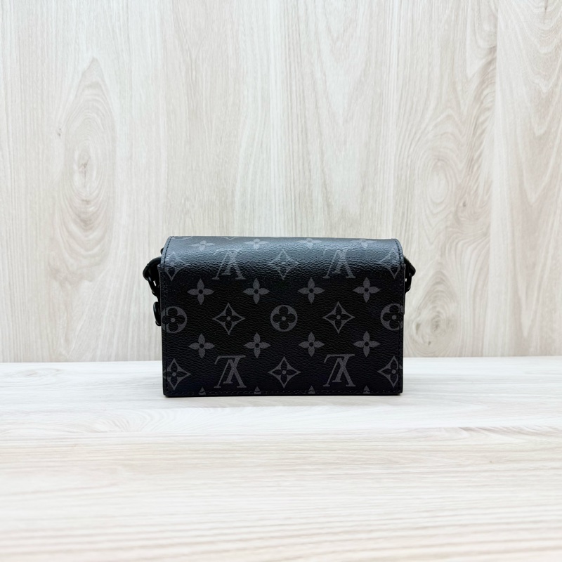 LV包包黑灰老花Steamer側背包M81783-1