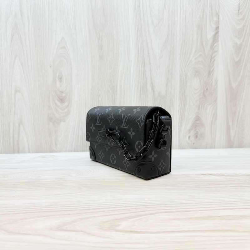 LV包包黑灰老花Steamer側背包M81783-2